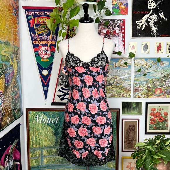 Vintage Silk Slip Dress - Picture 1 of 5